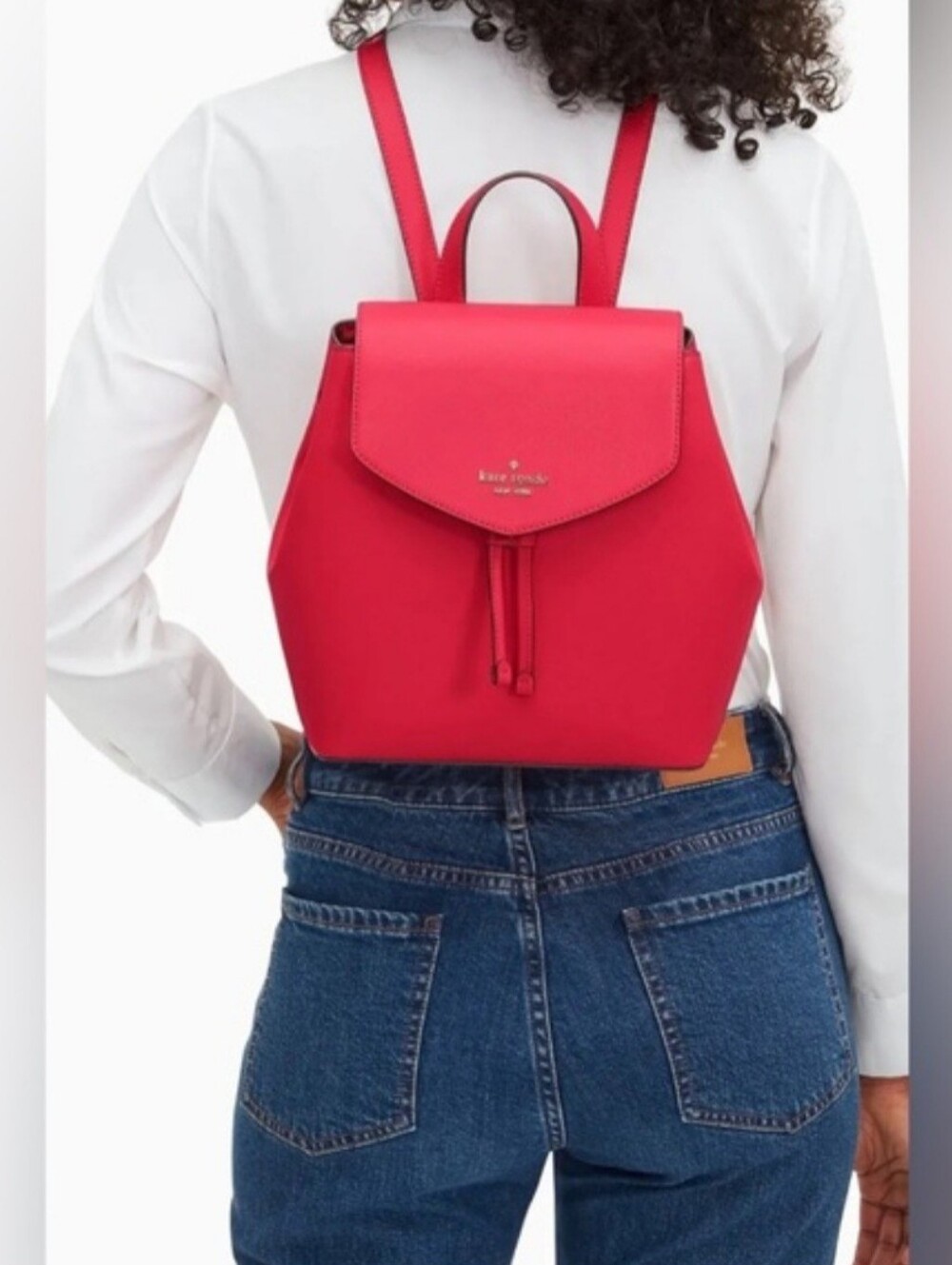 Kate Spade Leather Backpack In Pink - Picture 3 of 16